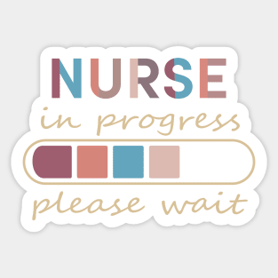 Nurse in progress Sticker